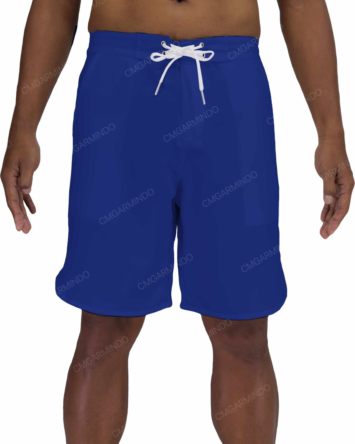 19" Fixed Waist Dolphin Hem Boardshorts