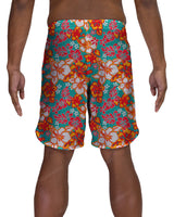 19" Fixed Waist Dolphin Hem Boardshorts
