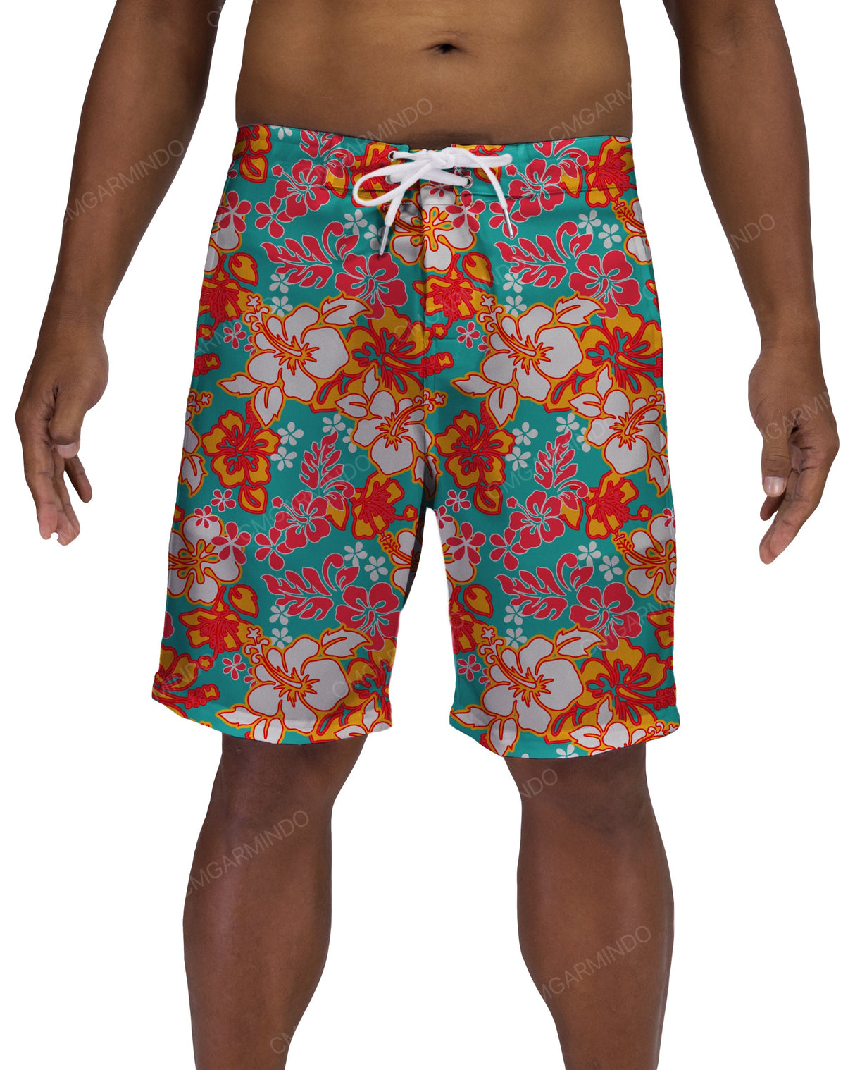 19" Fixed Waist Side Panel Boardshorts