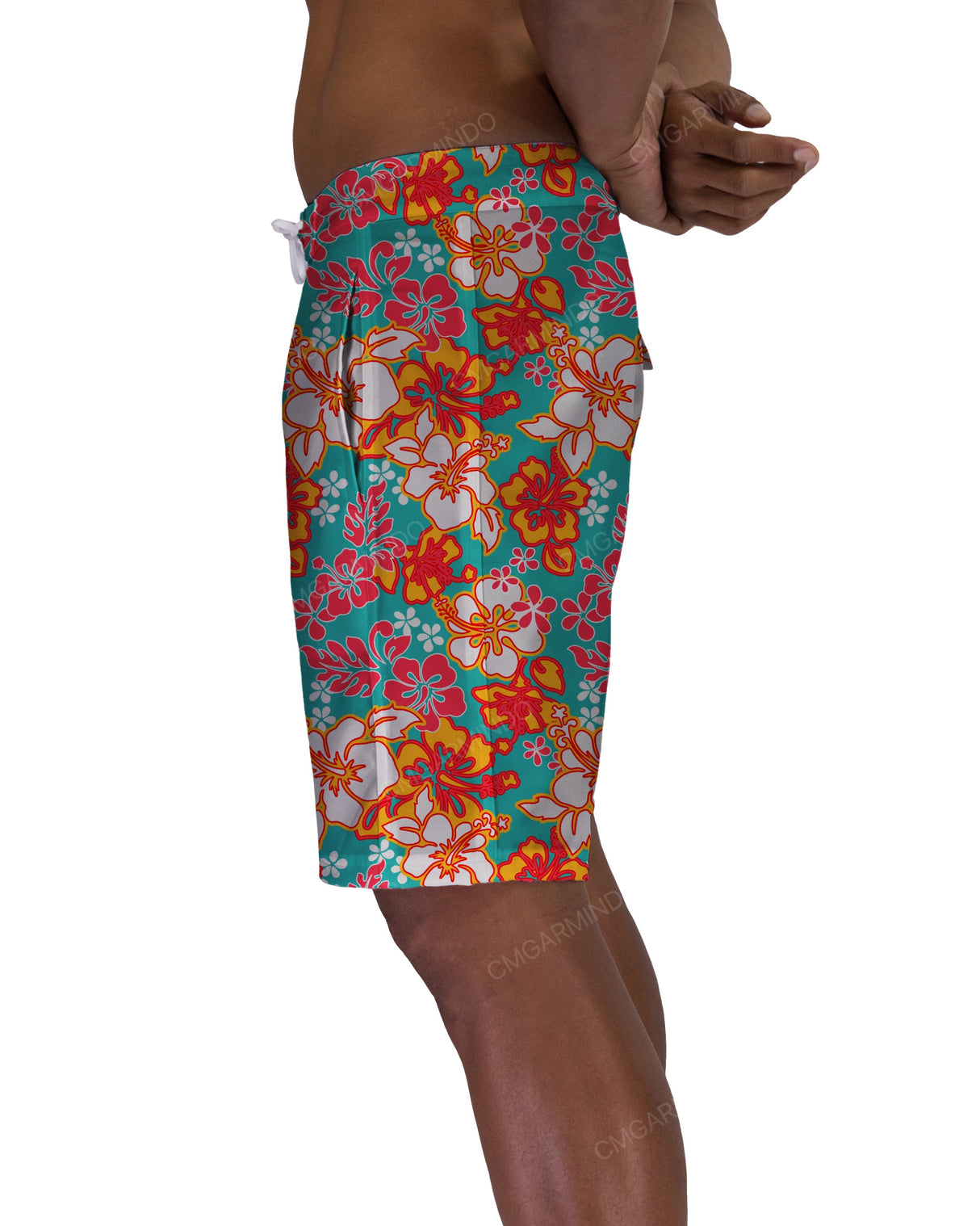19" Fixed Waist Side Panel Boardshorts