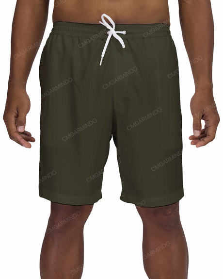 19" Elastic Waist Swimshorts