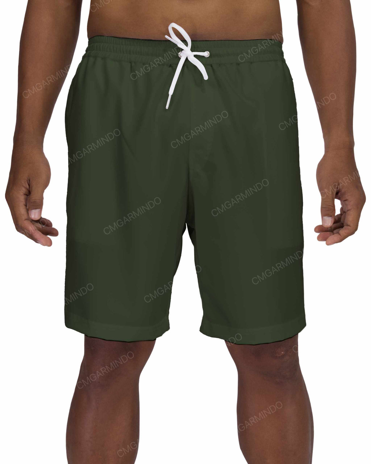 19" Elastic Waist Swimshorts