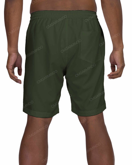 19" Elastic Waist Swimshorts