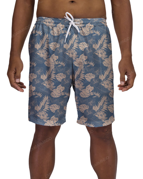 19" Elastic Waist Swimshorts