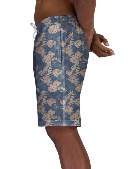 19" Elastic Waist Swimshorts