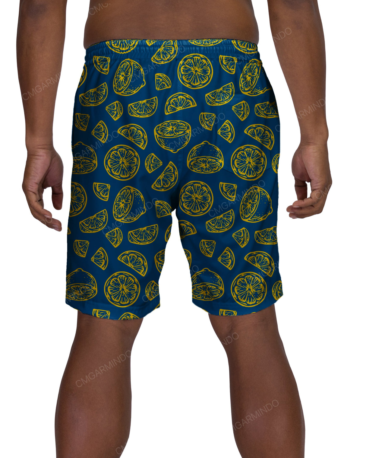 19" Elastic Waist Swimshorts