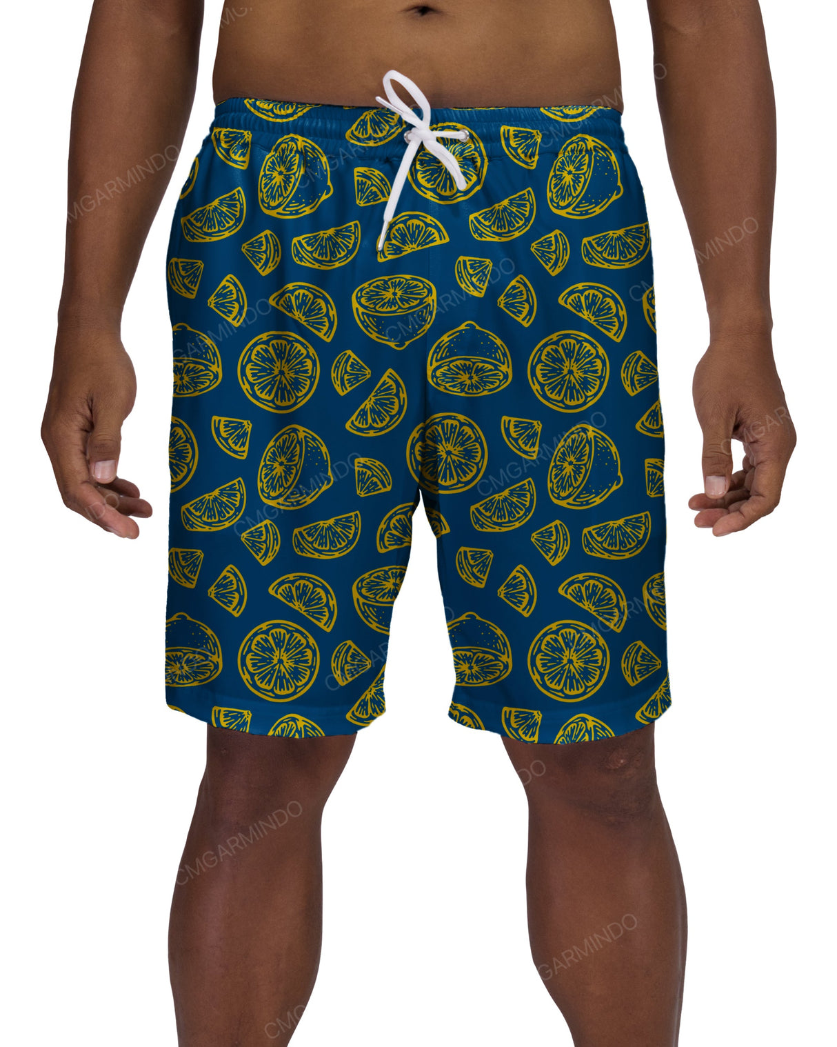 19" Elastic Waist Swimshorts
