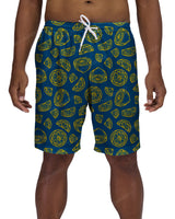 19" Elastic Waist Swimshorts
