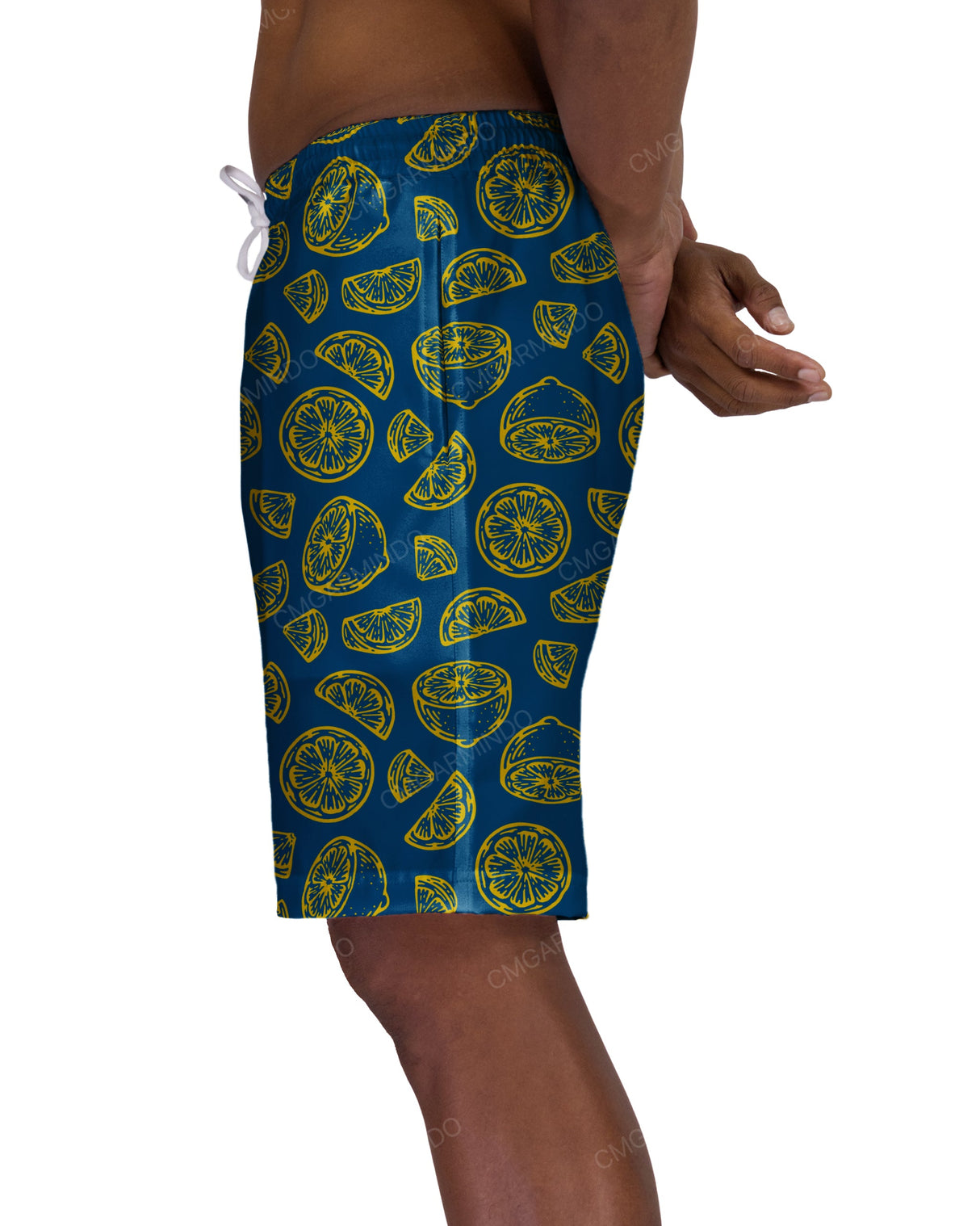 19" Elastic Waist Swimshorts