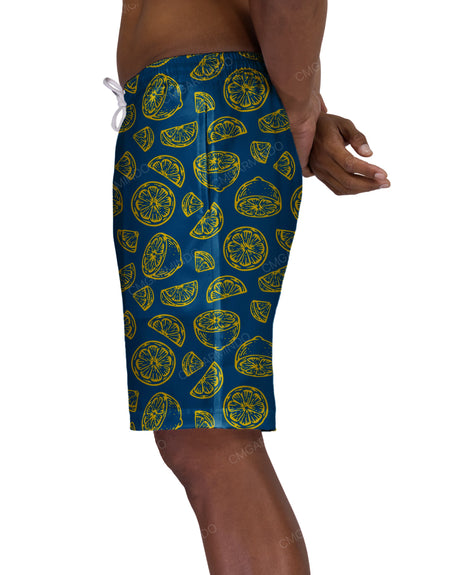 19" Elastic Waist Swimshorts