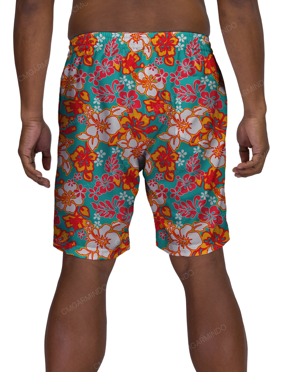 19" Elastic Waist Swimshorts
