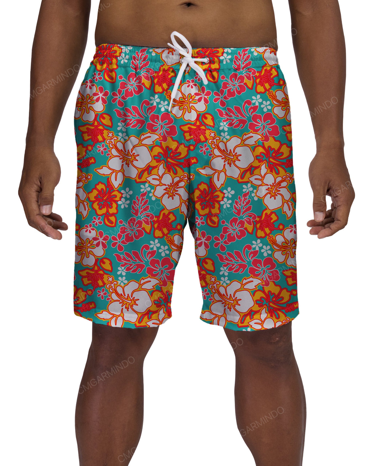 19" Elastic Waist Swimshorts