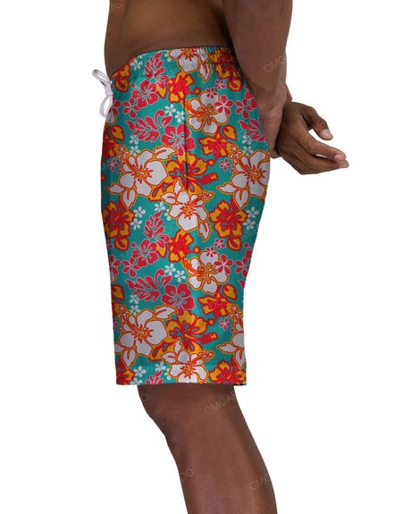 19" Elastic Waist Swimshorts