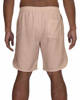 19" Elastic Waist Dolphin Hem Swimshorts