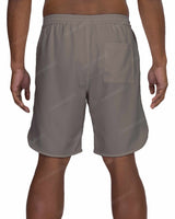 19" Elastic Waist Dolphin Hem Swimshorts