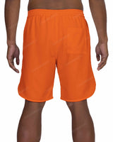 19" Elastic Waist Dolphin Hem Swimshorts