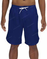 19" Elastic Waist Dolphin Hem Swimshorts