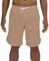 19" Elastic Waist Dolphin Hem Swimshorts