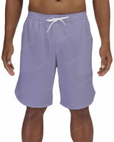 19" Elastic Waist Dolphin Hem Swimshorts