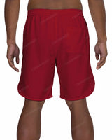 19" Elastic Waist Dolphin Hem Swimshorts