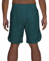 19" Elastic Waist Dolphin Hem Swimshorts