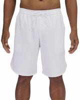 19" Elastic Waist Dolphin Hem Swimshorts