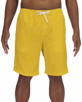 19" Elastic Waist Side Panel Swimshorts