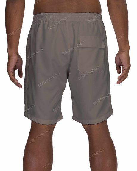 19" Elastic Waist Side Panel Swimshorts