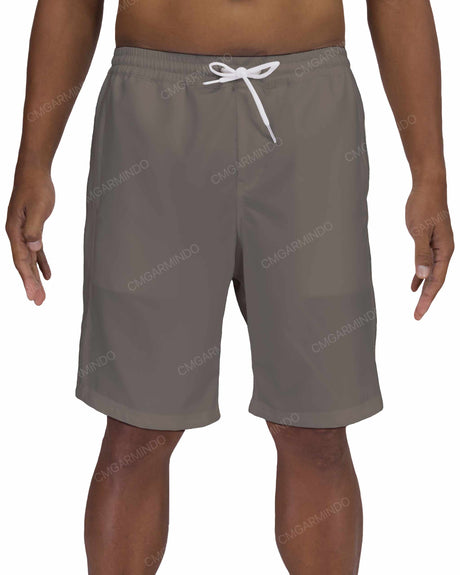 19" Elastic Waist Side Panel Swimshorts