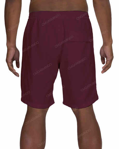 19" Elastic Waist Side Panel Swimshorts