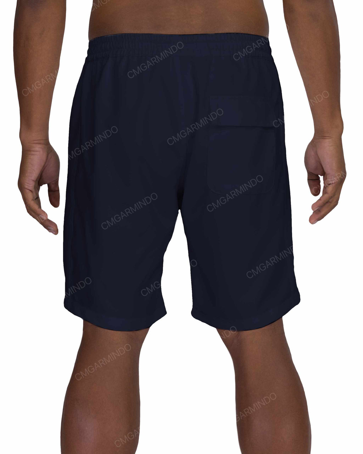 19" Elastic Waist Side Panel Swimshorts