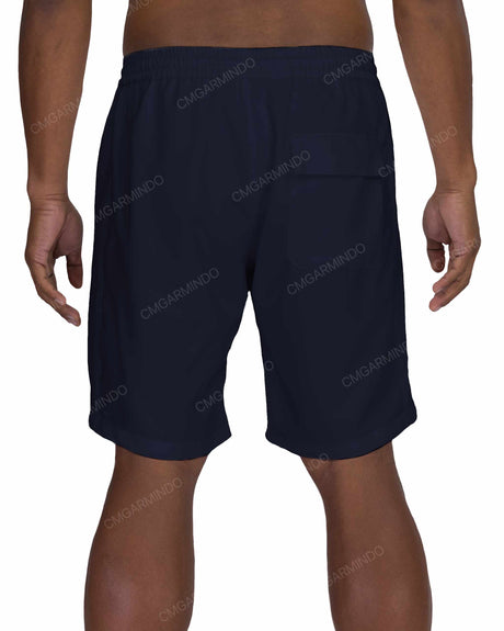 19" Elastic Waist Side Panel Swimshorts