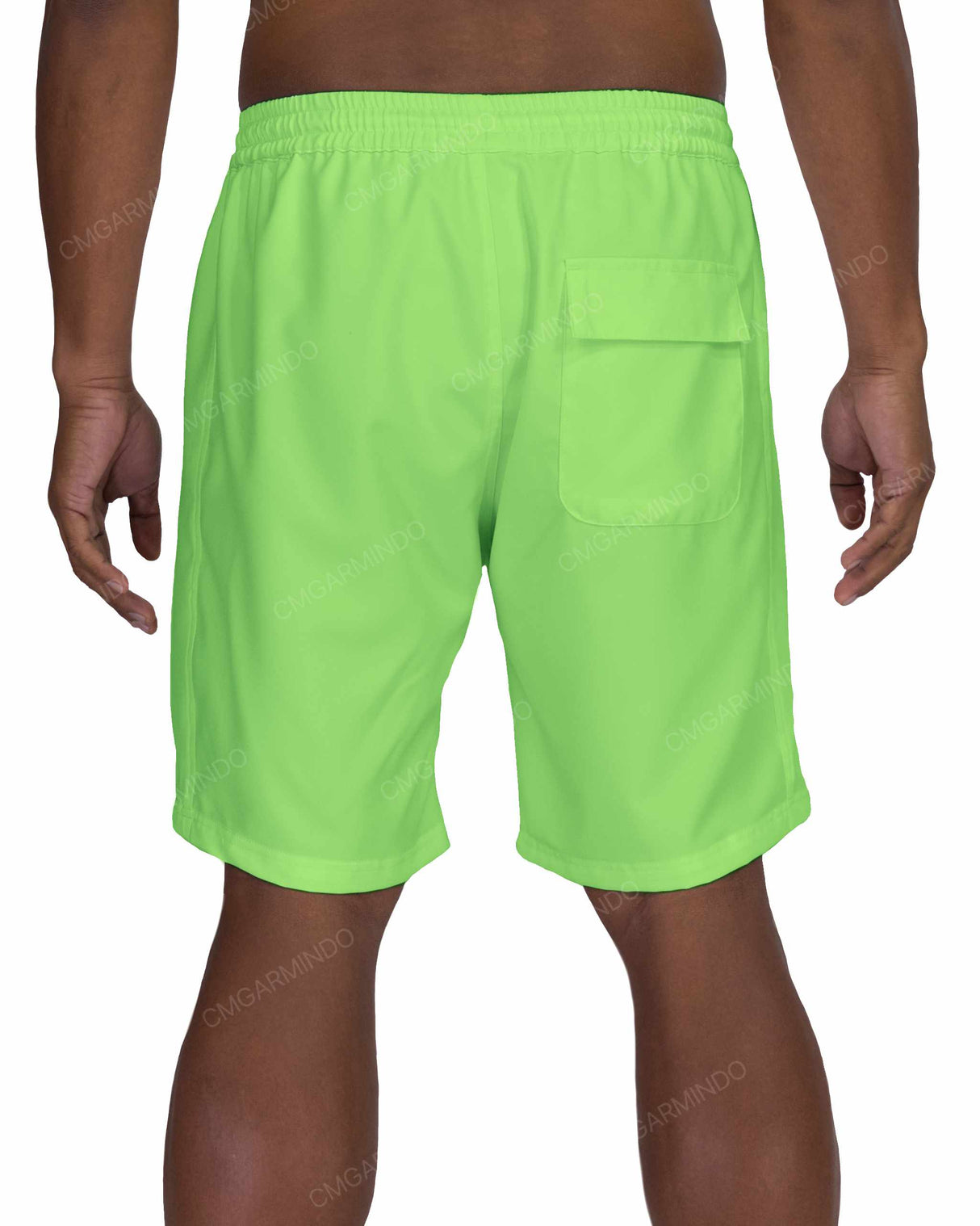 19" Elastic Waist Side Panel Swimshorts