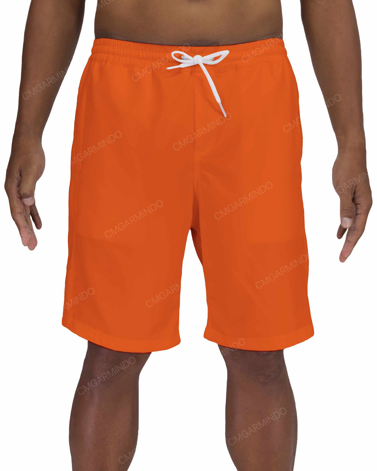 19" Elastic Waist Side Panel Swimshorts