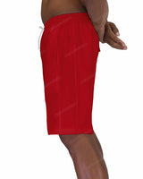 19" Elastic Waist Side Panel Swimshorts