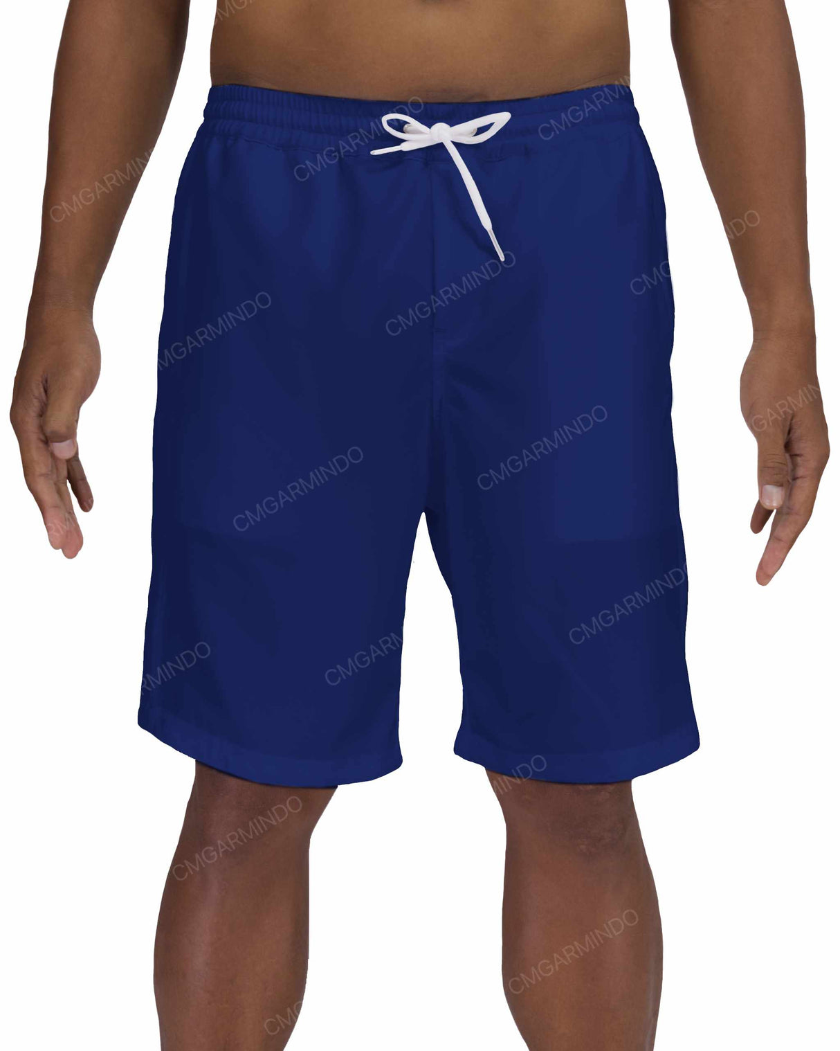 19" Elastic Waist Side Panel Swimshorts