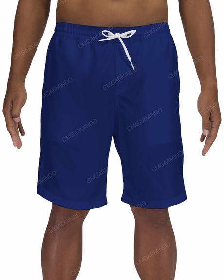 19" Elastic Waist Side Panel Swimshorts