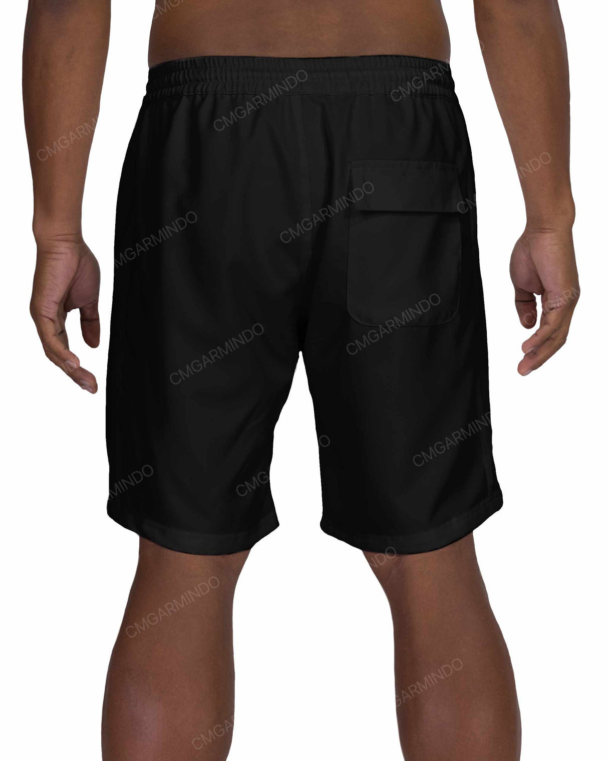 19" Elastic Waist Side Panel Swimshorts