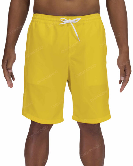 19" Elastic Waist Side Panel Swimshorts