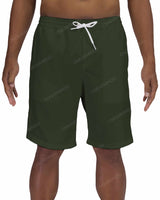 19" Elastic Waist Side Panel Swimshorts