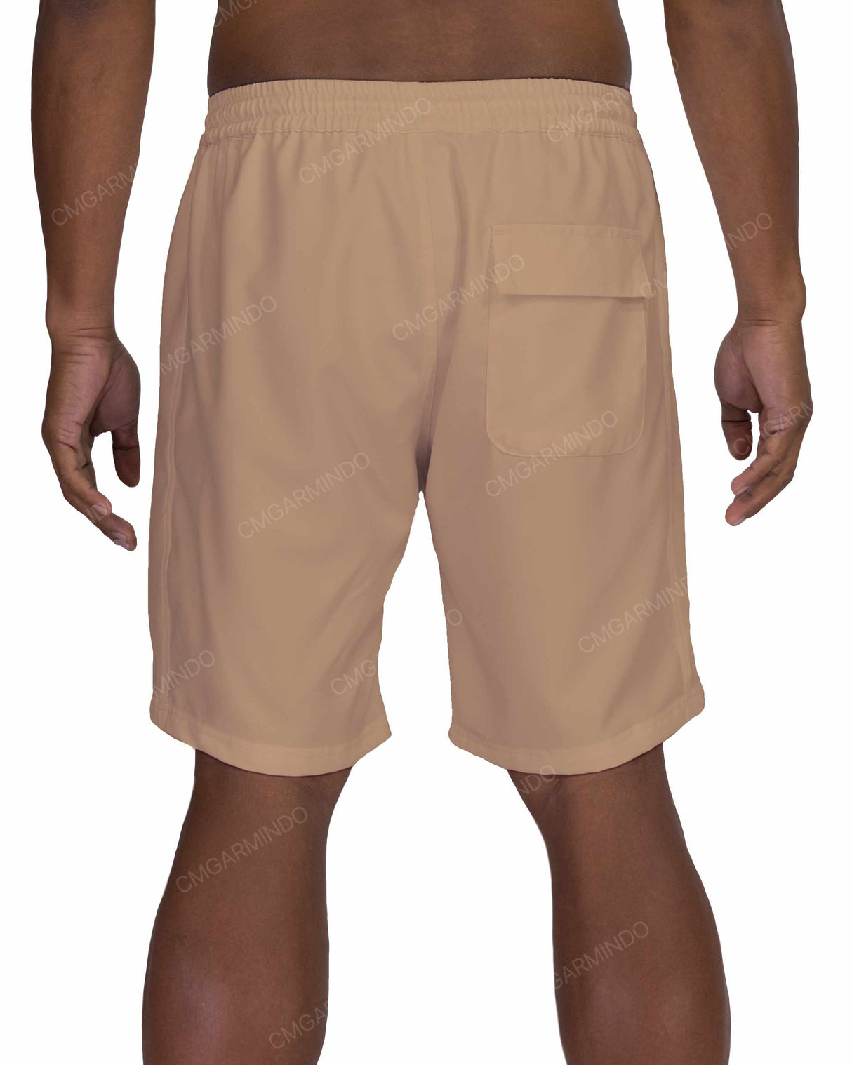 19" Elastic Waist Side Panel Swimshorts