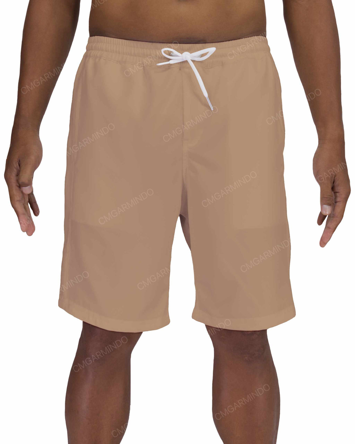 19" Elastic Waist Side Panel Swimshorts