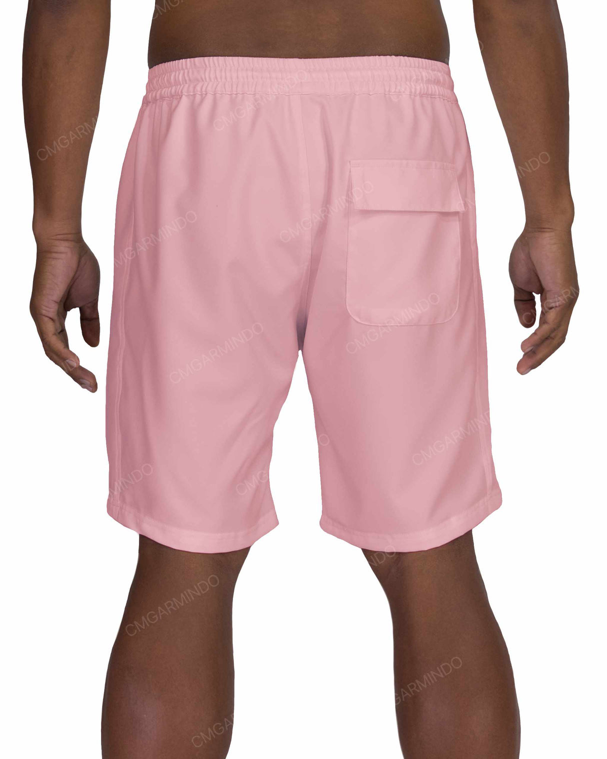 19" Elastic Waist Side Panel Swimshorts