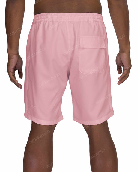 19" Elastic Waist Side Panel Swimshorts