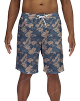 19" Elastic Waist Side Panel Swimshorts