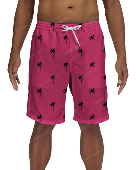 19" Elastic Waist Side Panel Swimshorts