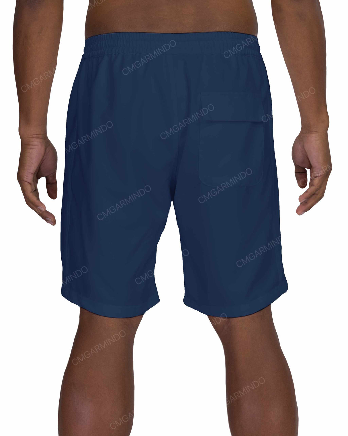 19" Elastic Waist Side Panel Swimshorts
