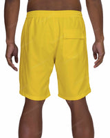 19" Elastic Waist Side Panel Swimshorts