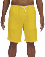 19" Elastic Waist Side Panel Swimshorts