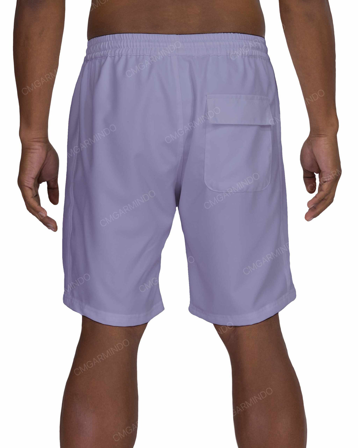 19" Elastic Waist Side Panel Swimshorts